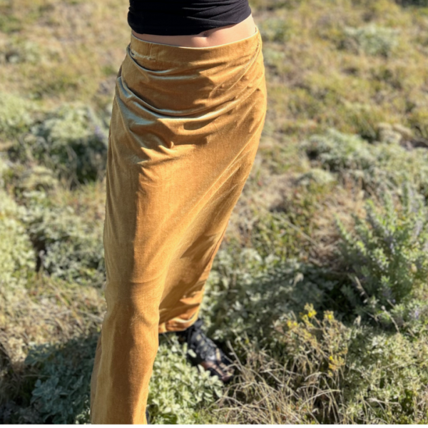 Golden Silk Skirt - Image 6